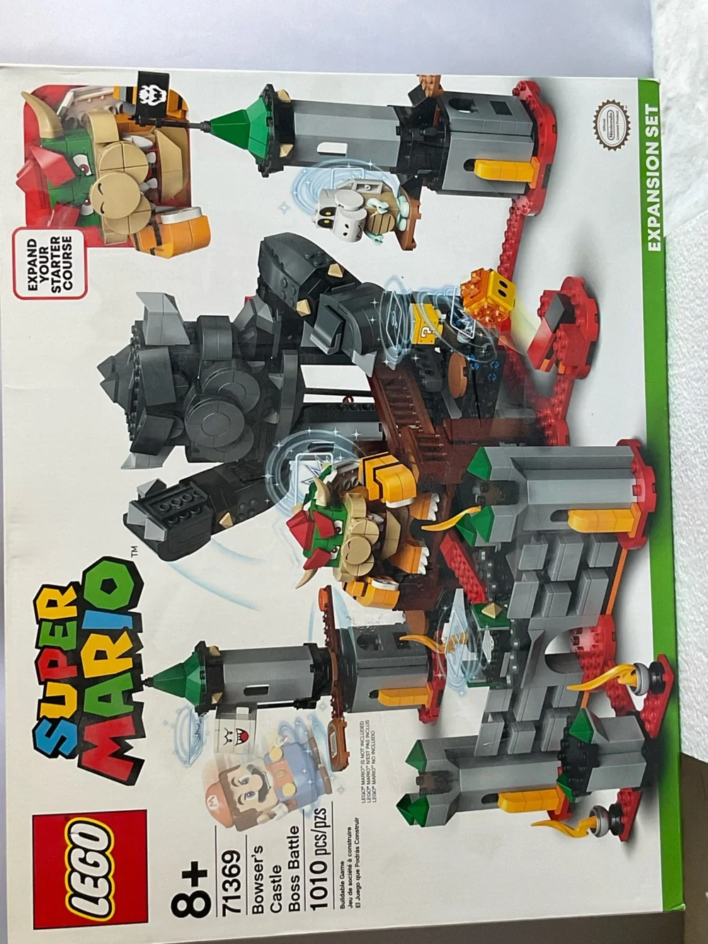 LEGO Super Mario 71369 Bowser’s Castle Boss Battle Expansion Set (2020)